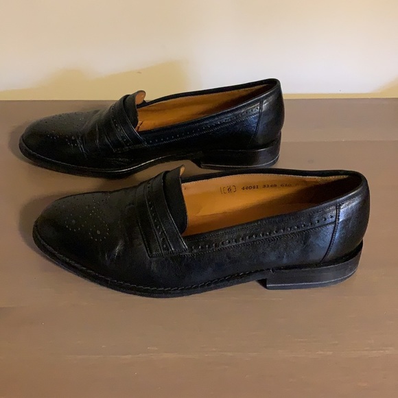 Givenchy Vintage Black Leather Loafers - Men’s Size 6 - Picture 5 of 9